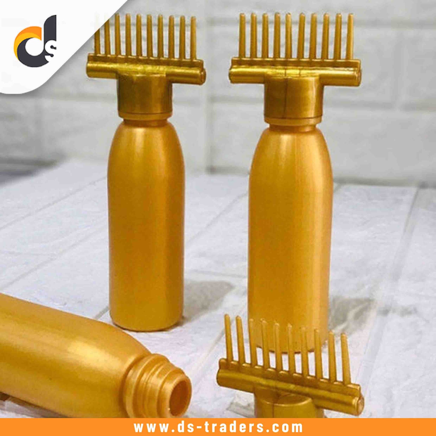 Oil Bottle With Comb Best For Dandruff Remover Anti Lice Stronger Hair.