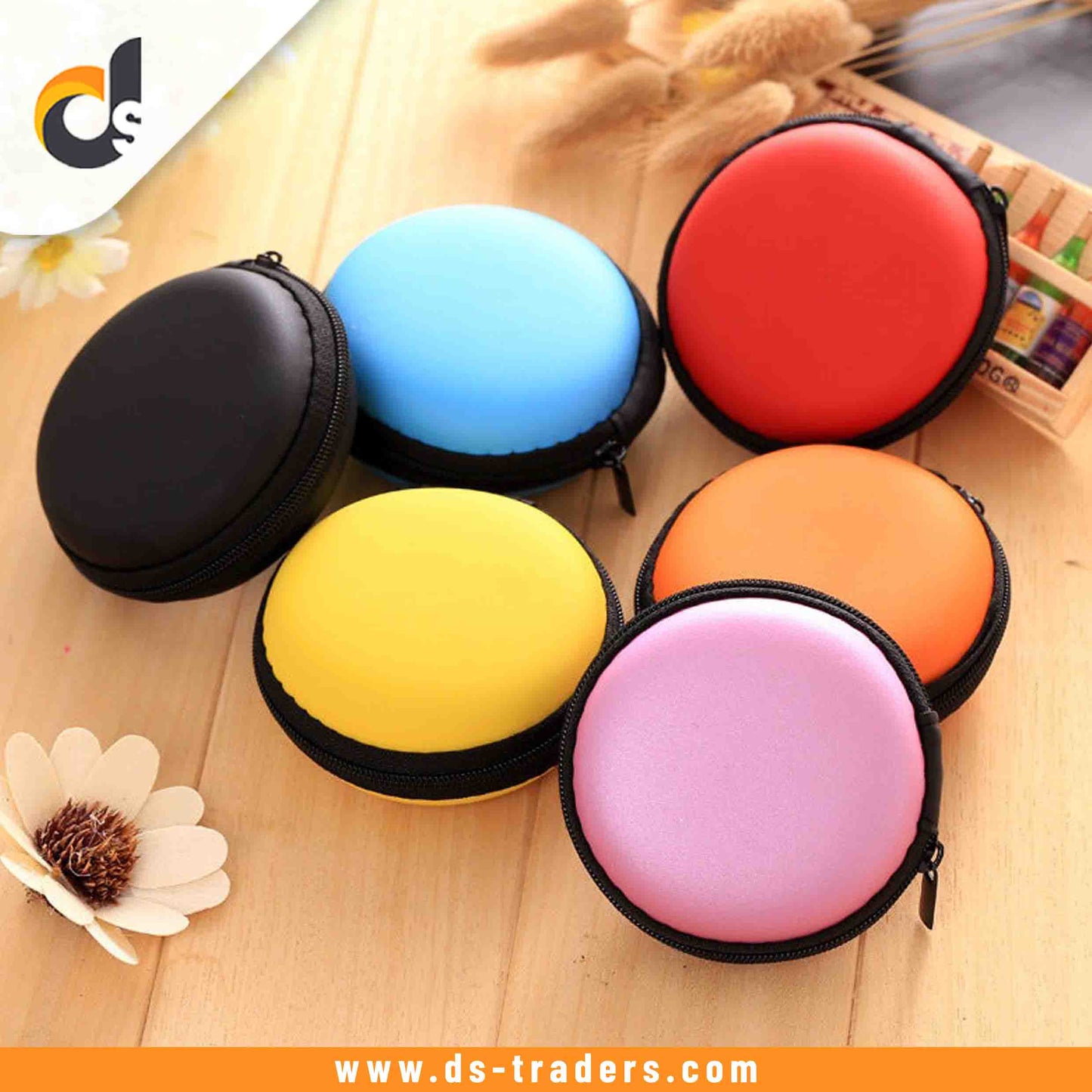 Pack of 3 Durable Round Storage Case For Multipurpose.