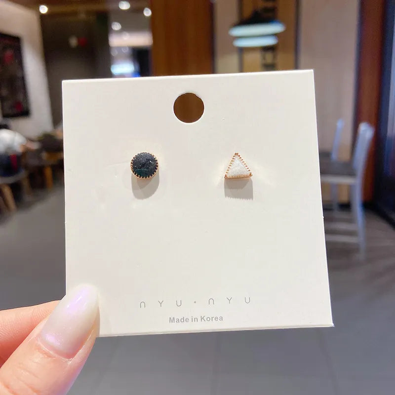 Cute Round & Triangle Ear Pin