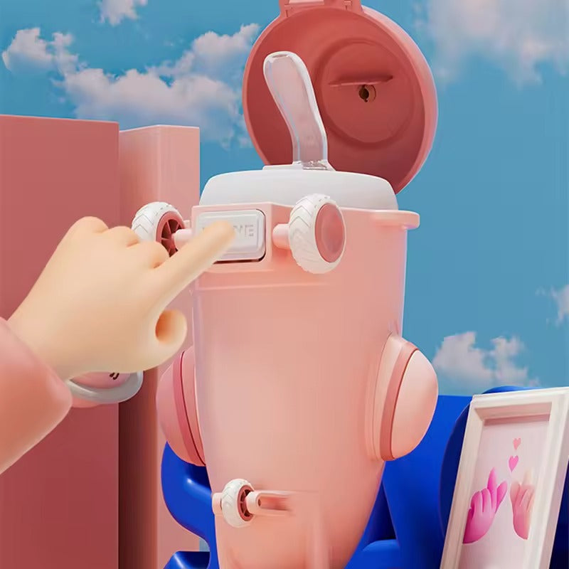 Airplane Shape Kids Water Bottle