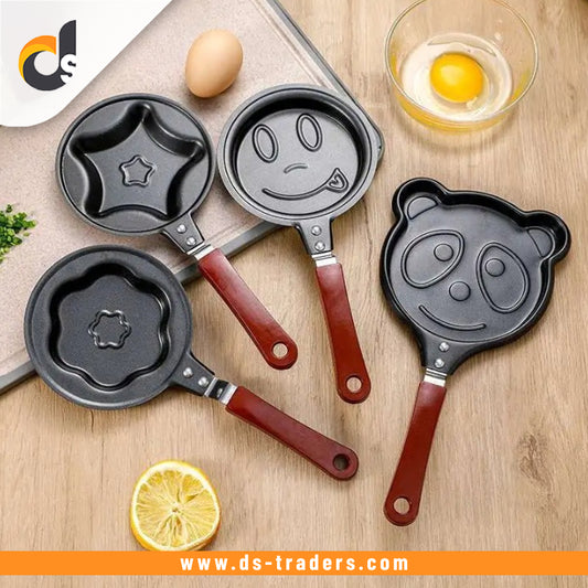 Creative Convenient Omelet Non-Stick Frying Pan (Random Design)