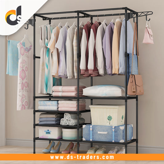 Multifunctional Clothes Hanger Stand, Simple Fashion Clothes Wardrobe