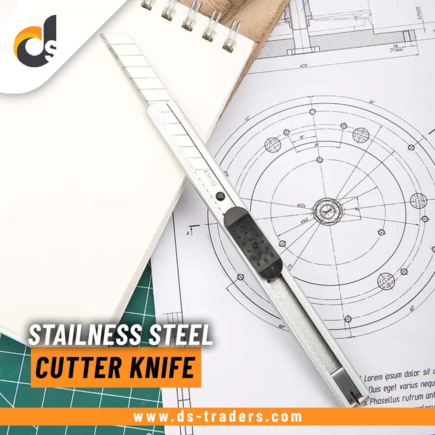 Pack Of 2 - Stainless Steel Cutter