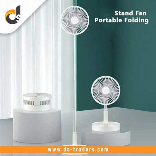 Rechargeable Expendable Pedestal Stand Fan