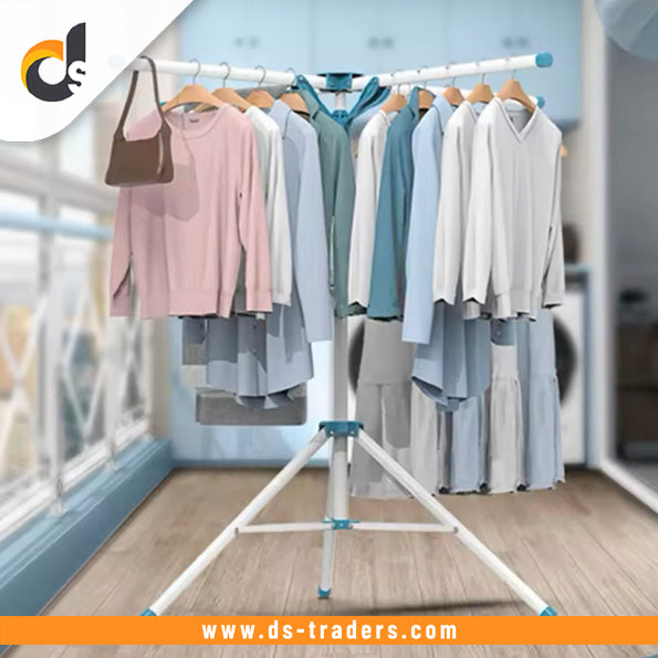 Foldable Tripod Cloth Drying Rack