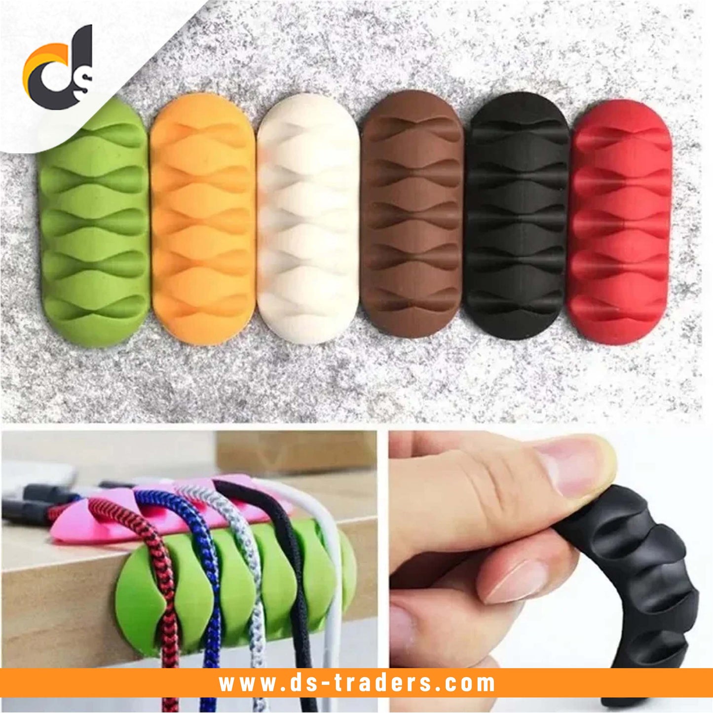 Silicone Desktop Cable Organizer