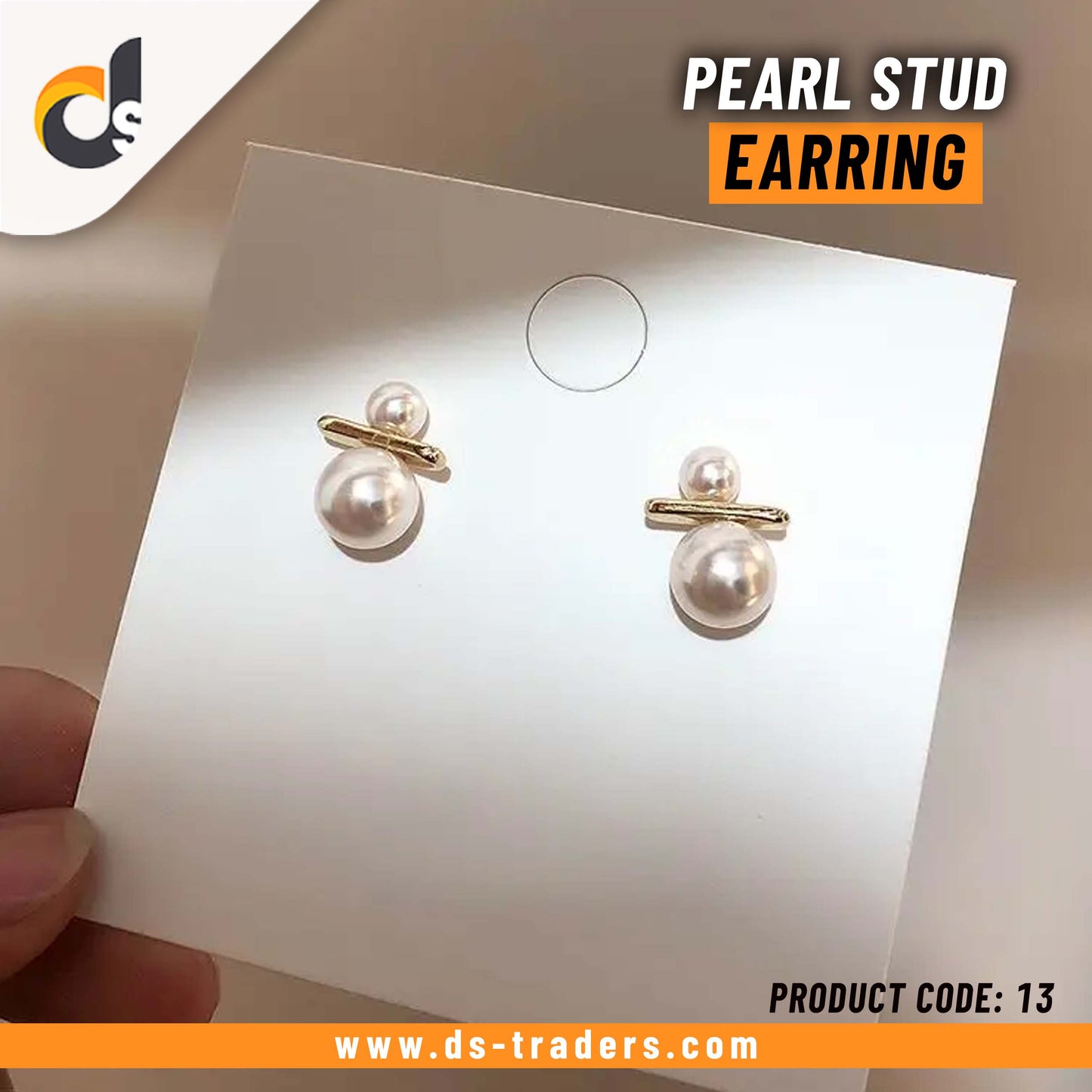 Pearl Stud Earrings