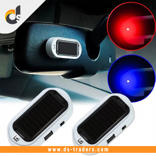 Solar Power Fake Security Alarm Light For Car