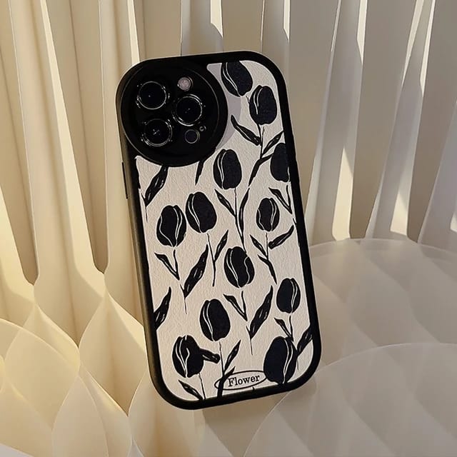 Attractive Black Tulip - iPhone Case