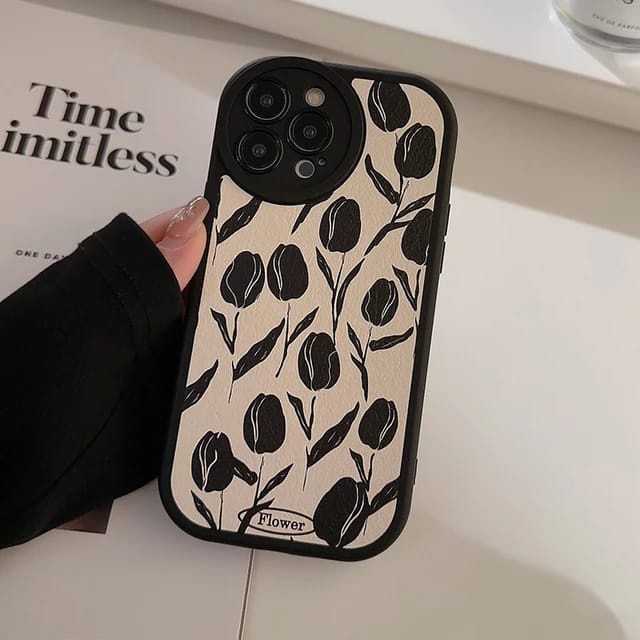 Attractive Black Tulip - iPhone Case