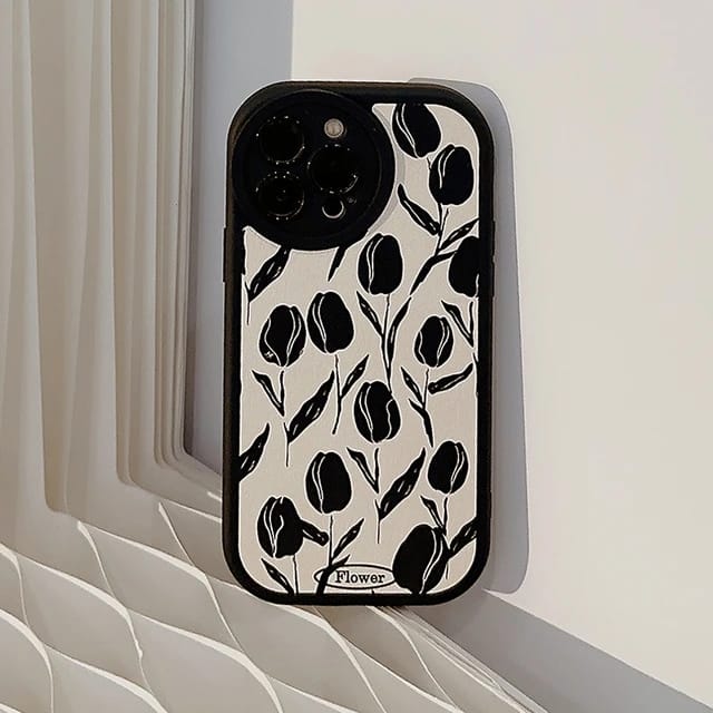 Attractive Black Tulip - iPhone Case