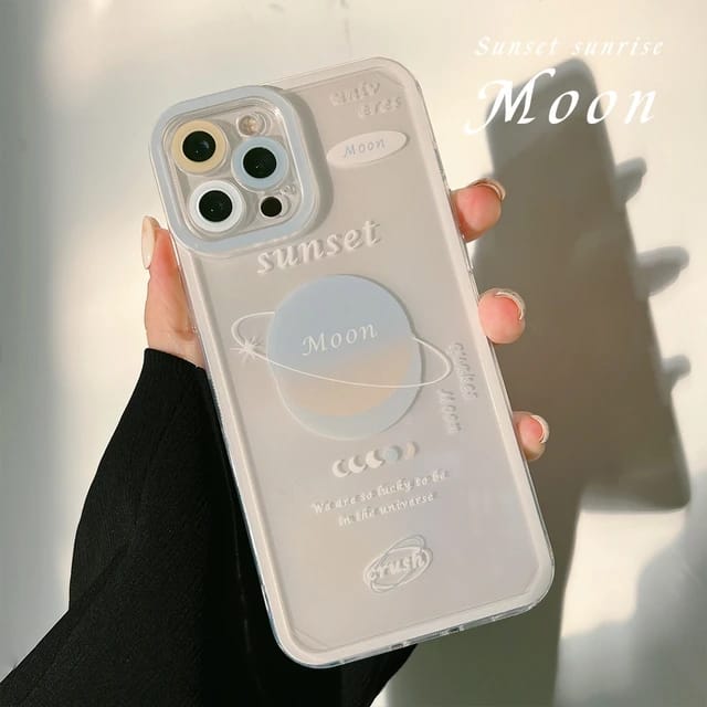 Beautiful Moon Design - iPhone Back Case Only