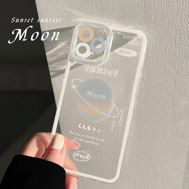 Beautiful Moon Design - iPhone Back Case Only
