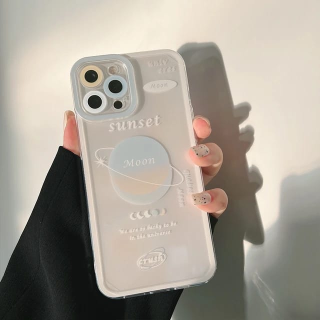 Beautiful Moon Design - iPhone Back Case Only
