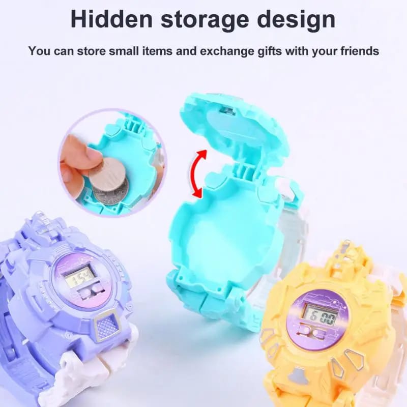 Transformers Robot Toy Deformation Digital Watch
