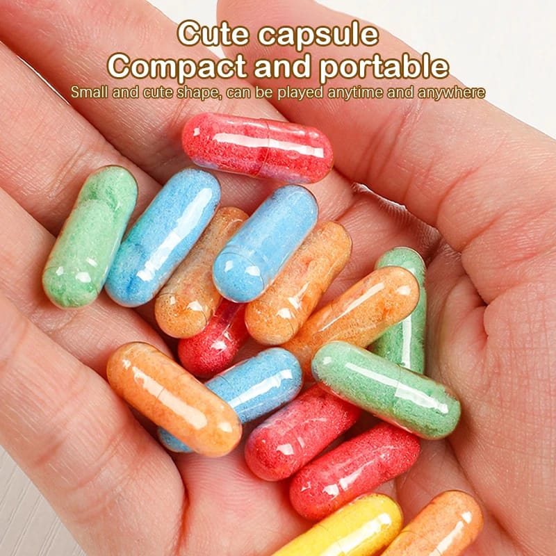 12 Pcs Water Expandable Mystery Magic Capsule