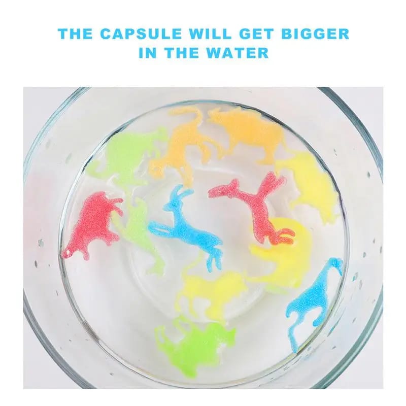 12 Pcs Water Expandable Mystery Magic Capsule