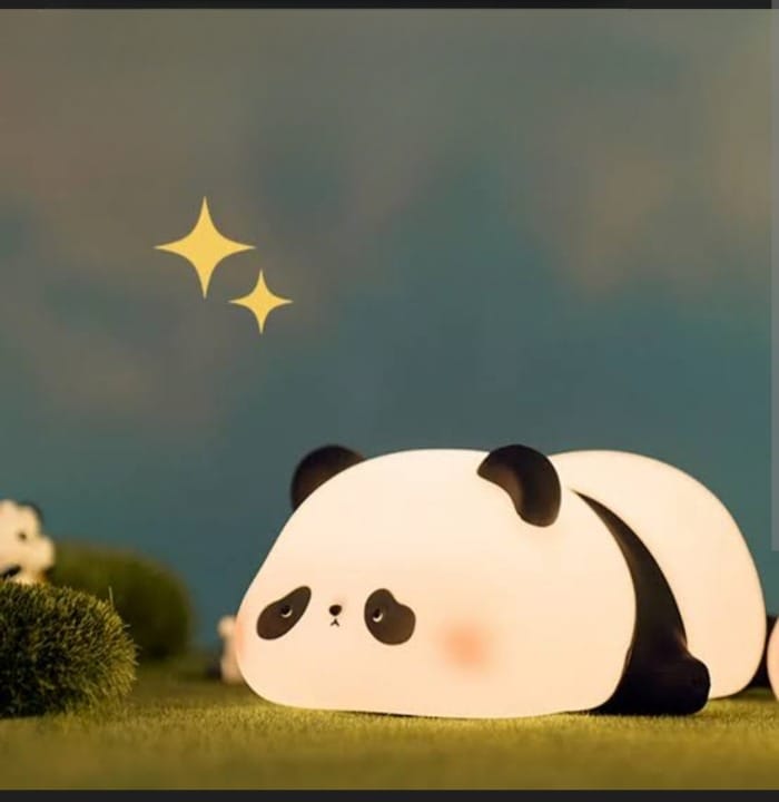 Cute Panda Silicone Touch Lamp