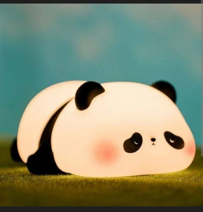 Cute Panda Silicone Touch Lamp