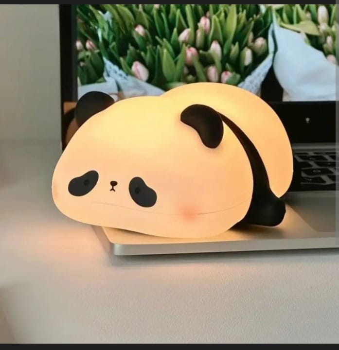 Cute Panda Silicone Touch Lamp