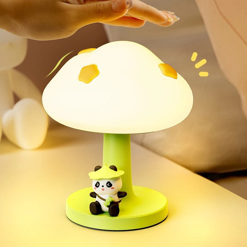 Rechargeable Cartoon Mushroom Lamp