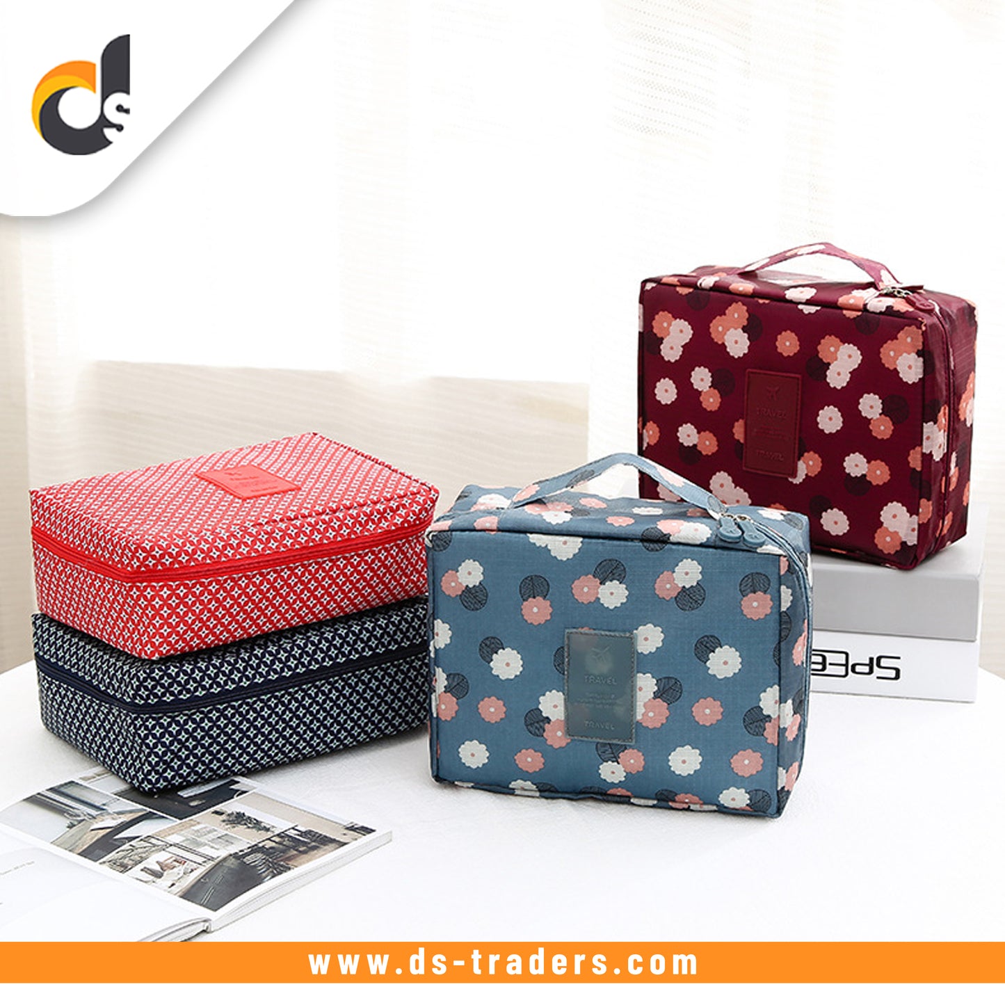 Large Capacity Portable Cosmetic Bag