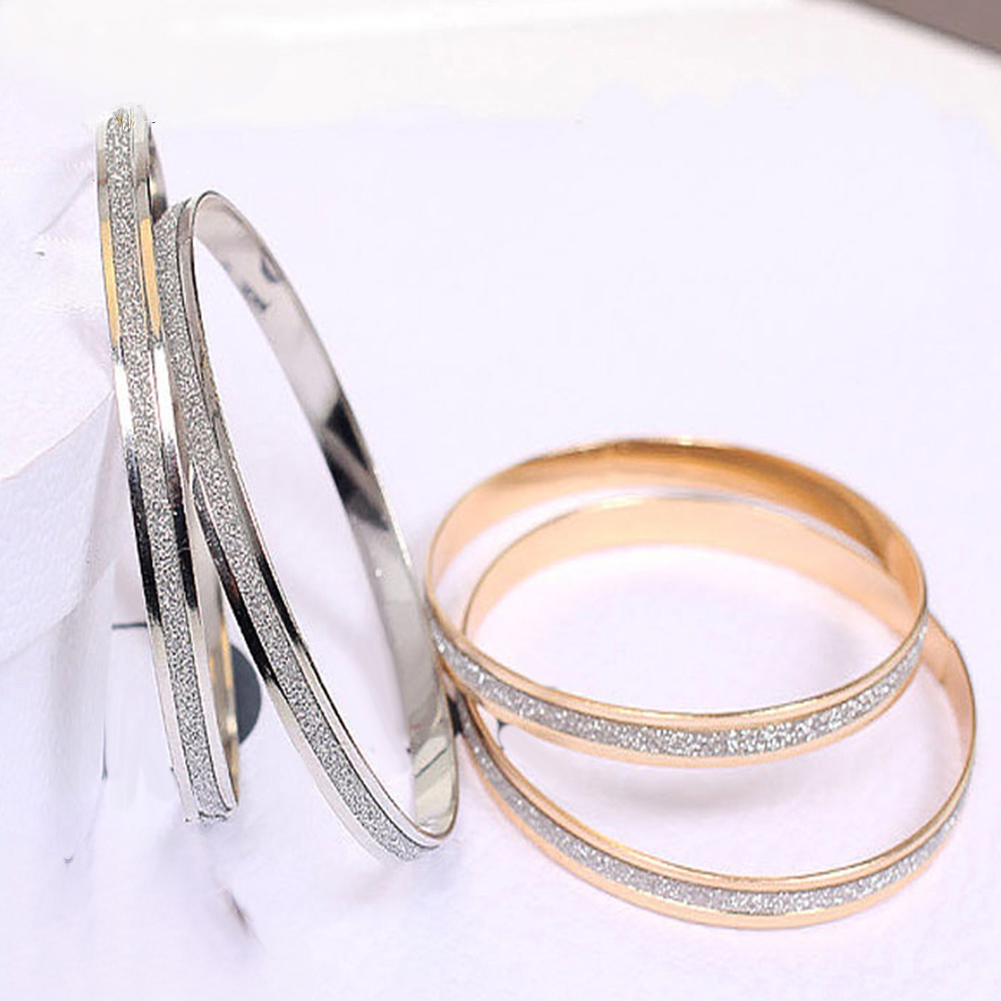 Elegant Frosted Cuff Bracelet