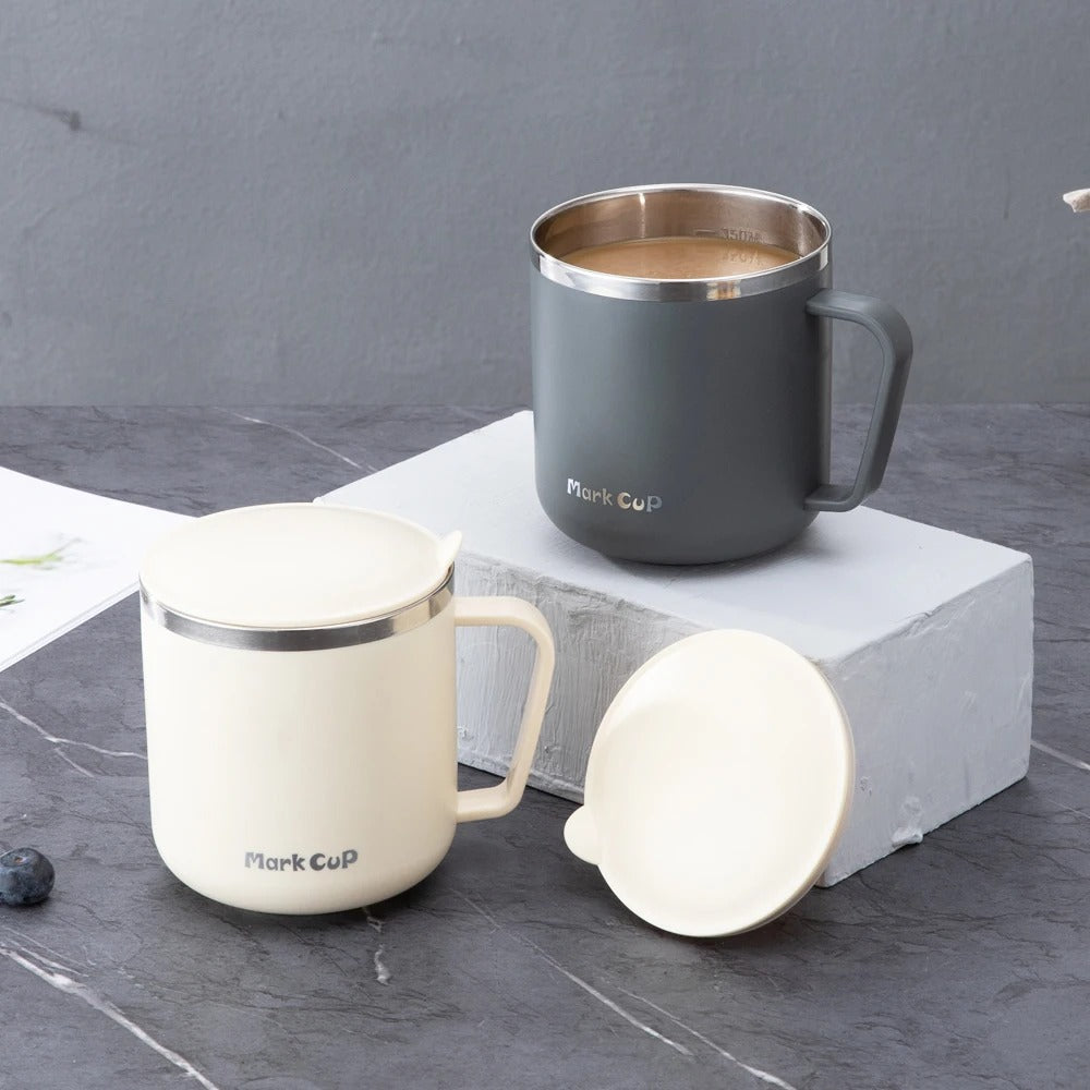 Stainless Steel Insulated Coffee Mug (400 ML)