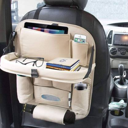 Leather Car Back Seat Organizer