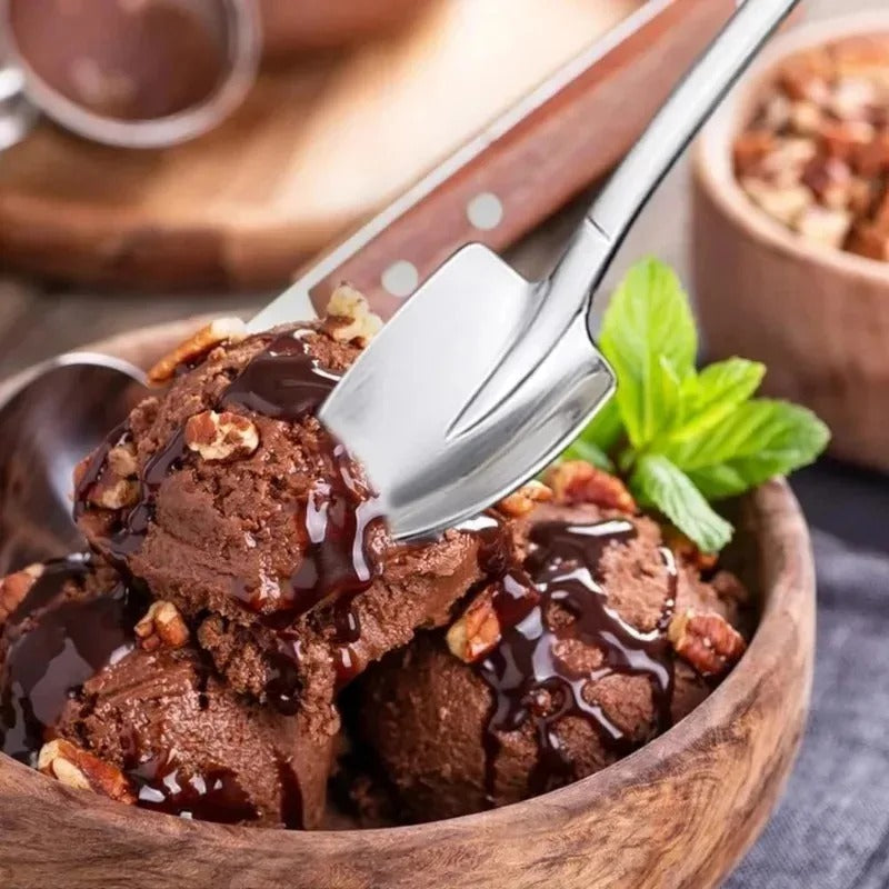 Golden Stainless Steel 2pc Shovel Spoon