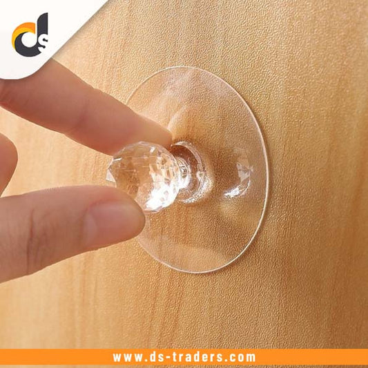 10Pcs Diamond Self Adhesive Wall Hook