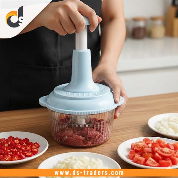 Multifunctional Manual Push Chopper (2-Liter)