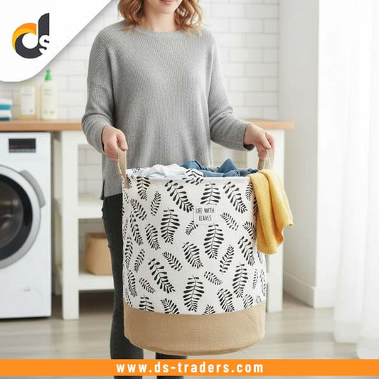 Folding Laundry Basket with Handle