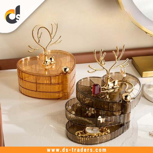 Acrylic Luxury Deer Jewelry Box
