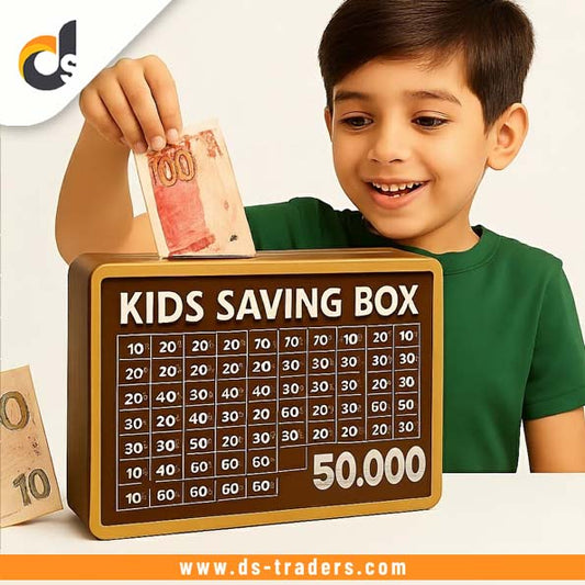 Wooden Money Savings Box