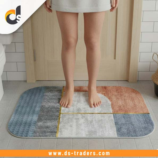 Water Absorbent Bathroom Door Mat