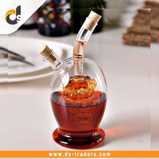 2-in-1 Double Layer Glass Oil Bottle
