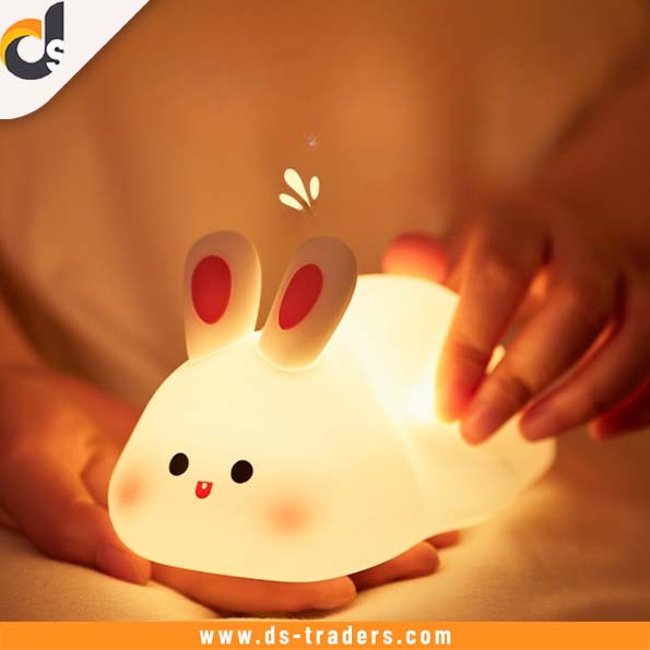 Silicone Rabbit Touch Lamp