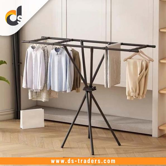 Folding X Shape Clothes Drying Rack