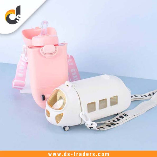 Cute Train Shape Travel Water Bottle