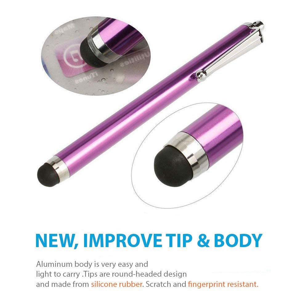 Pack Of 2 - Universal Metal Touch Screen Pen.