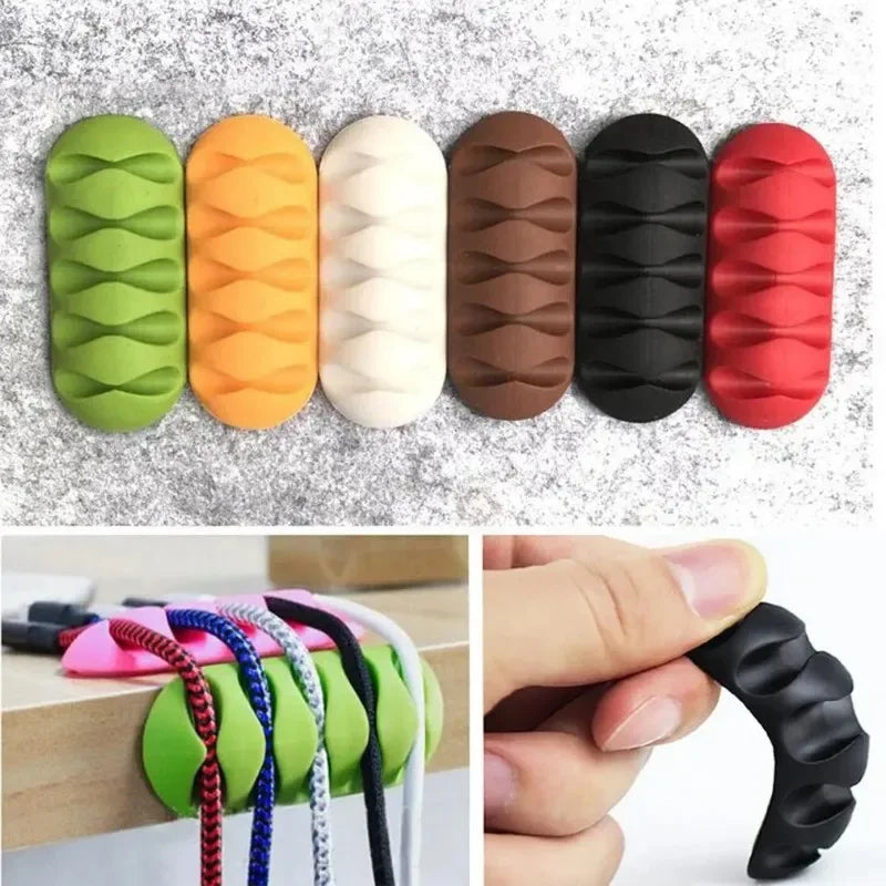 Silicone Desktop Cable Organizer