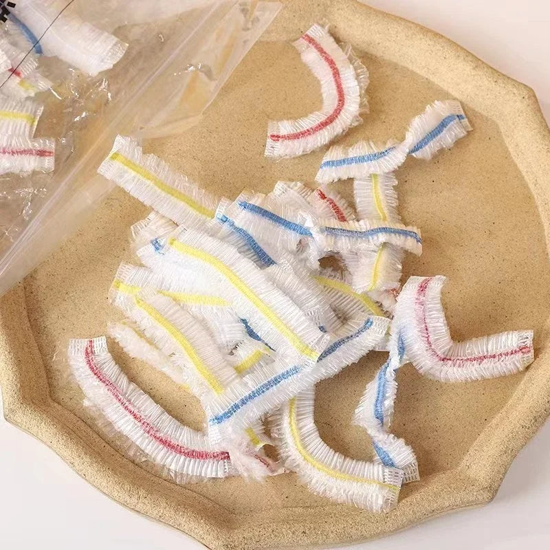 100pcs Disposable Colourful Food Wraps