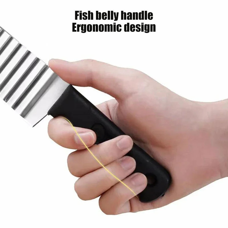 Stainless Steel Wavy Potato Cutter
