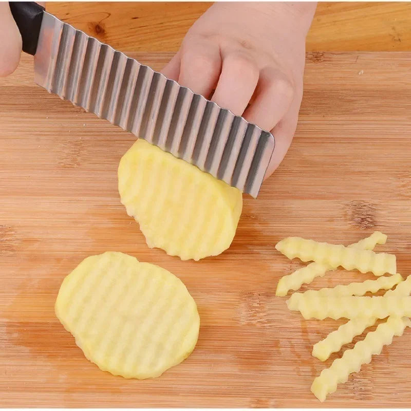Stainless Steel Wavy Potato Cutter