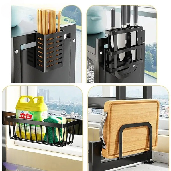 Stainless Steel Sink Dish Drying Cabinet Rack