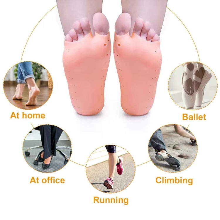 Silicone Heel Moisturizing Full Socks
