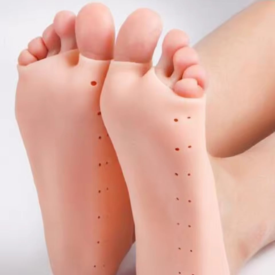 Silicone Heel Moisturizing Full Socks