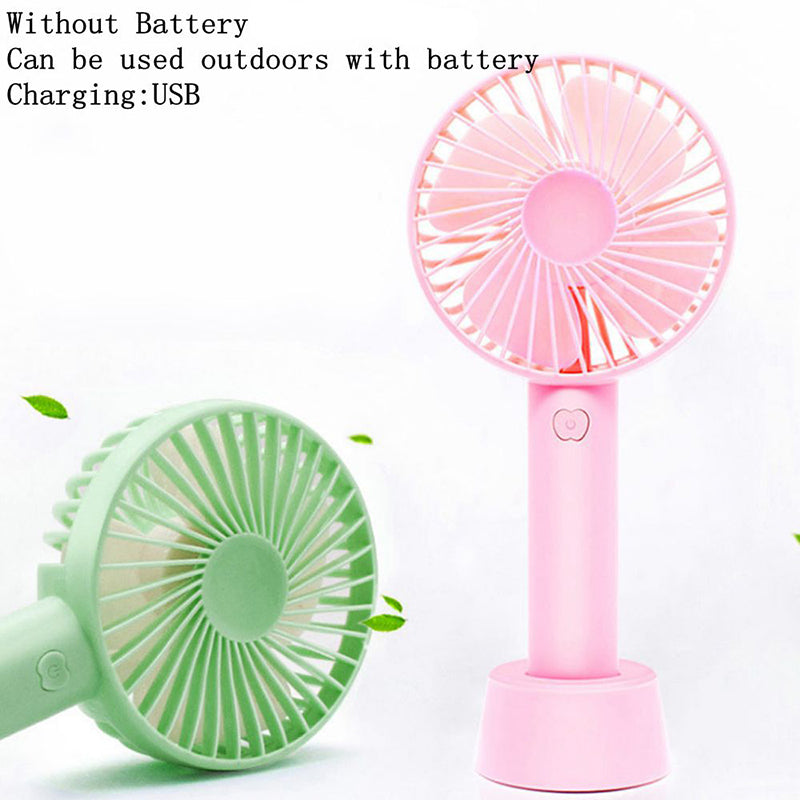 USB Rechargeable Handheld Mini Portable Fan.