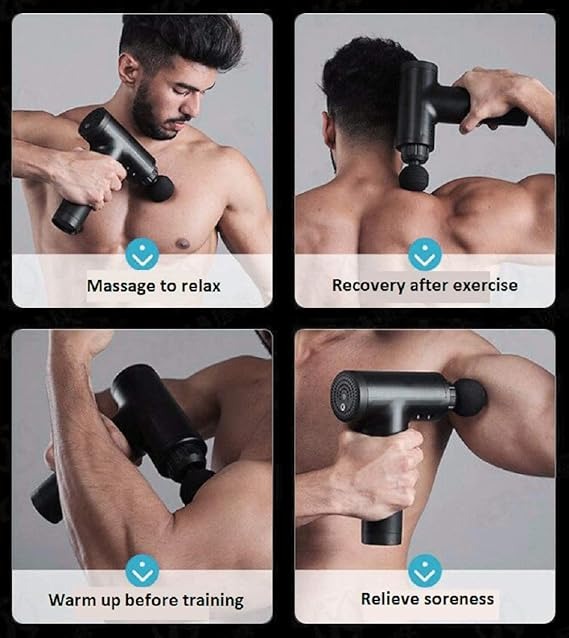 4 In 1 Electric Muscels Massager Gun